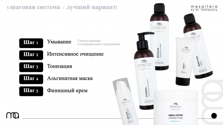 Комплекс Relax Peel Очищение и сияние кожи (5 средств)