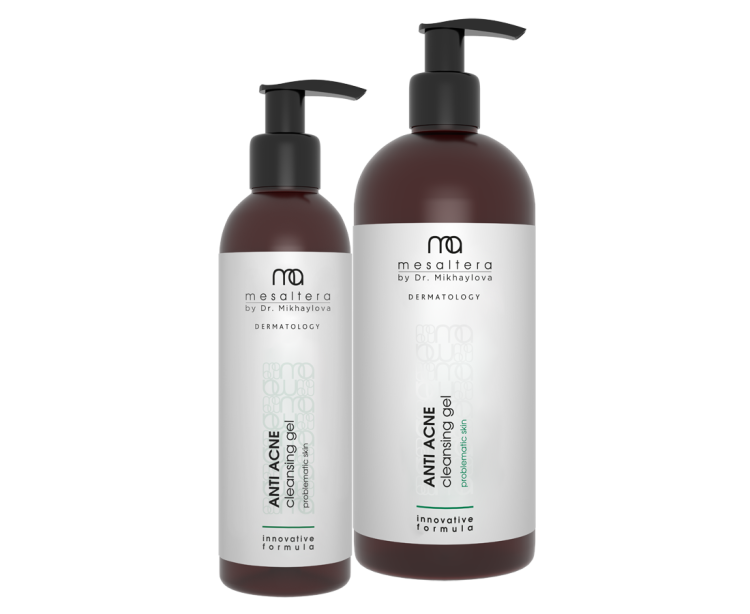 АКЦИЯ! Mesaltera ANTI ACNE CLEANSING GEL, 400мл / Анти Акне клинсинг  Очищающий гель для жирной и проблемной кожи
